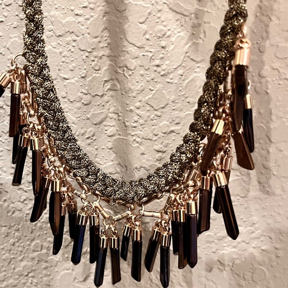 N301 Bora Fringe Stella & Dot Necklace - Picture 9 of 9